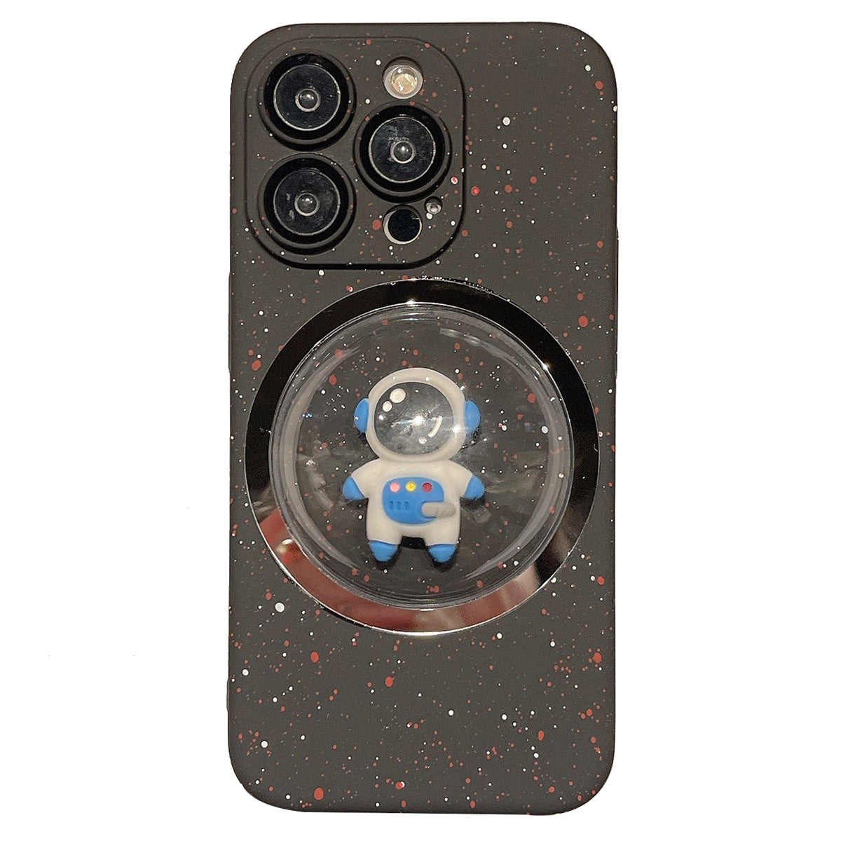 PC Cover for iPhone 12 Pro Max 3D Rotating Astronaut Convex Lens Anti-drop Phone Case with Lens Film PC Cover for iPhone 12 Pro Max 3D Rotating Astronaut Convex Lens Anti-drop Phone Case with Lens Film